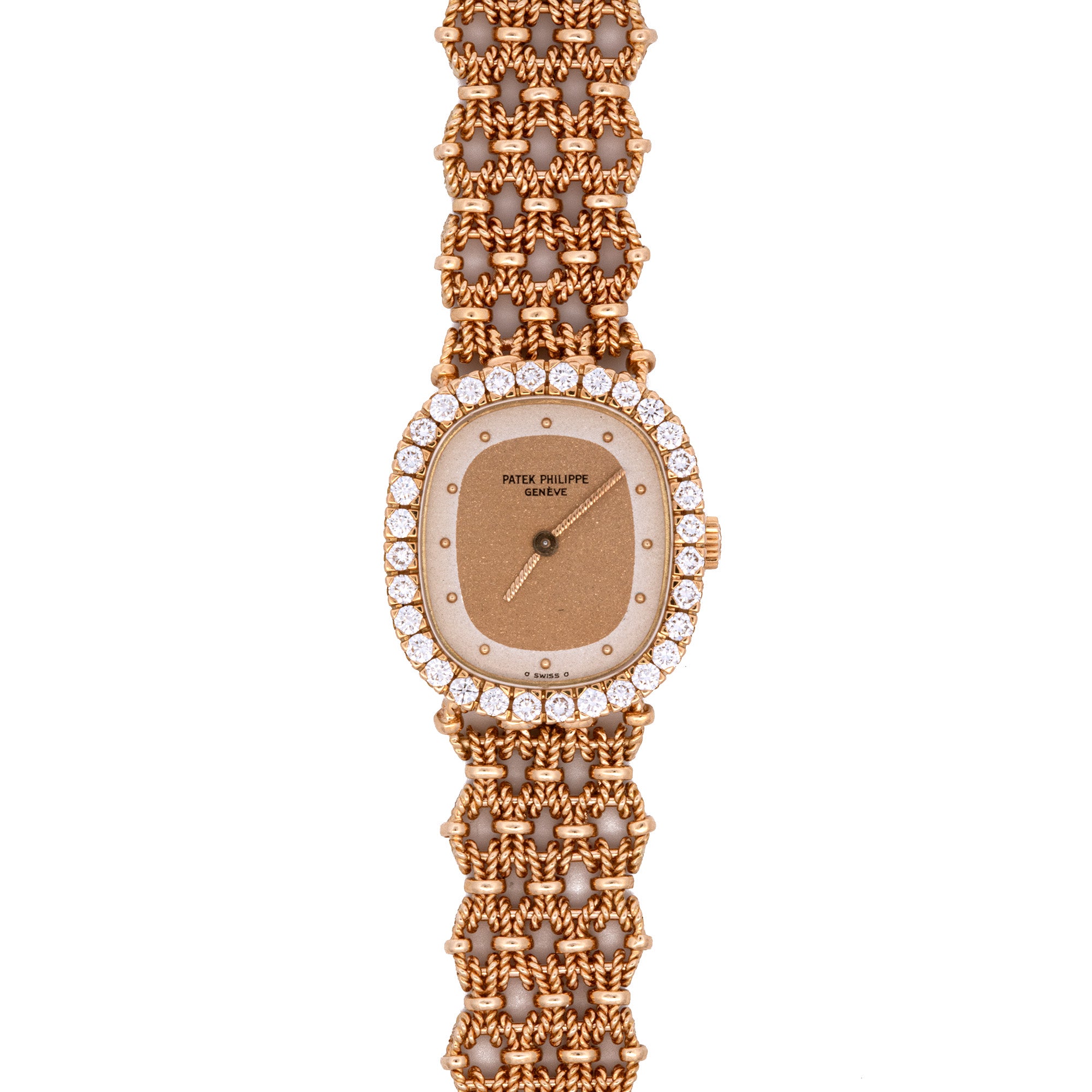 Patek philippe gold and diamond watch best sale