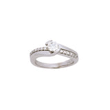 14K White Gold Diamond Ring