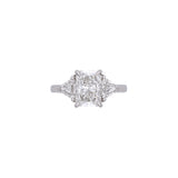 Platinum Three Stone Diamond Ring