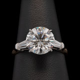 Platinum And 18K Yellow Gold Diamond Engagement Ring