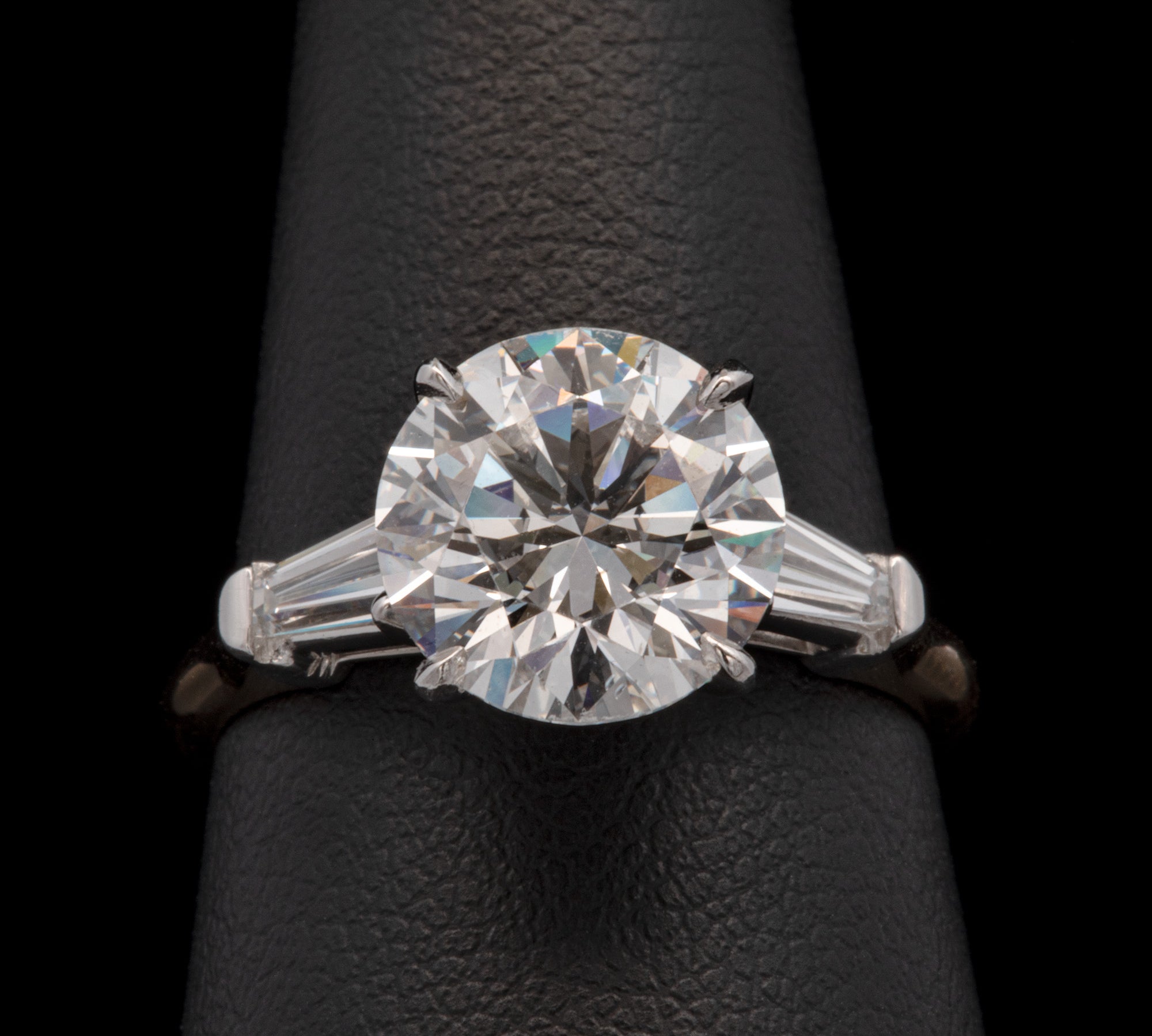 Platinum And 18K Yellow Gold Diamond Engagement Ring
