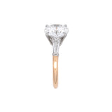 Platinum And 18K Yellow Gold Diamond Engagement Ring