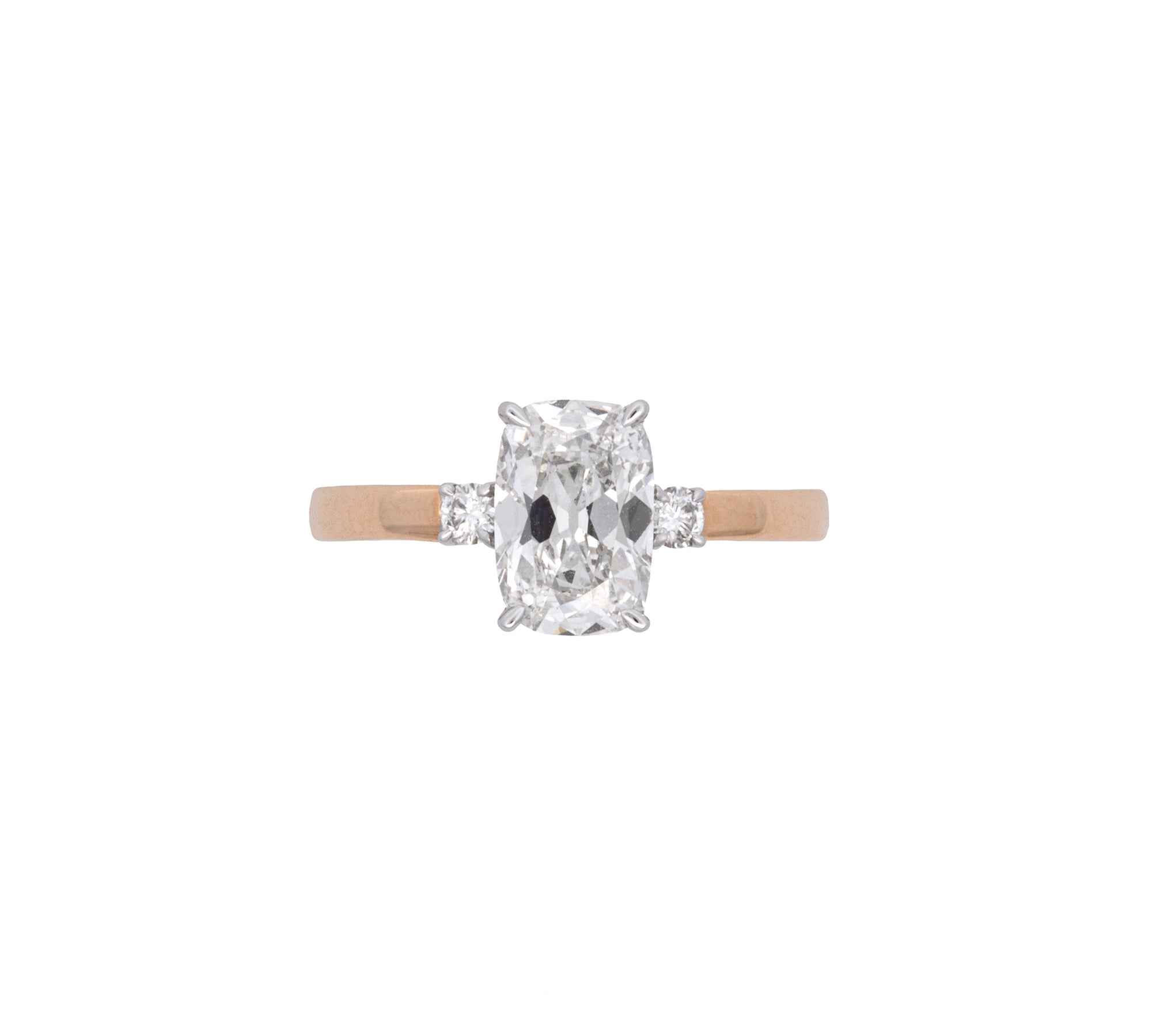 Old Mine Cut Diamond Ring