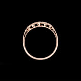 18K Yellow Gold Five Stone 0.45ctw Diamond Ring