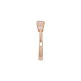 18K Yellow Gold Five Stone 0.45ctw Diamond Ring