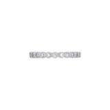 14K White Gold 0.25ctw Diamond Band