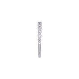 14K White Gold 0.25ctw Diamond Band