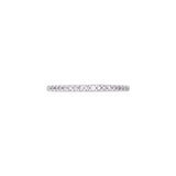 14K White Gold Diamond Wedding Band