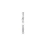 14K White Gold Diamond Wedding Band