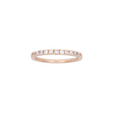 14K Yellow Gold Diamond Wedding Band