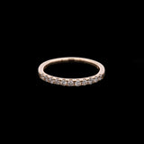 14K Yellow Gold Diamond Wedding Band