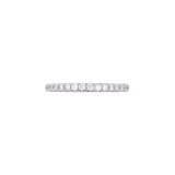 14K White Gold 0.34ctw Diamond Half Eternity Band