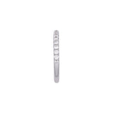 14K White Gold 0.34ctw Diamond Half Eternity Band