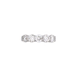 Platinum Diamond Five Stone Wedding Band