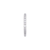 14K White Gold 0.34ctw Diamond Half Eternity Band