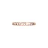 14K Yellow Gold Channel Set 0.50ctw Diamond Half Band