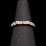 14K Yellow Gold Channel Set 0.50ctw Diamond Half Band