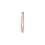 18K Yellow Gold Channel Set Diamond Band