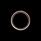 18K Rose Gold Channel Set Diamond Half Eternity Band
