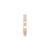 14K Yellow Gold Channel Set Diamond Band