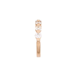 14K Yellow Gold Six Stone Diamond Band