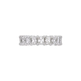 Platinum Radiant Cut 6.00ctw Diamond Eternity Band