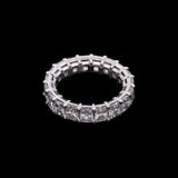 Platinum Radiant Cut 6.00ctw Diamond Eternity Band