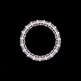 Platinum Radiant Cut 6.00ctw Diamond Eternity Band