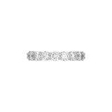 Platinum Shared Prong 3.39ctw Diamond Eternity Band