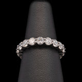 Platinum Shared Prong 3.39ctw Diamond Eternity Band