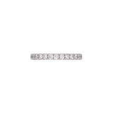 14K White Gold Diamond Eternity Band