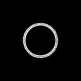 14K White Gold Diamond Eternity Band