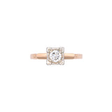 14K Yellow And White Gold Diamond Ring