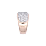 14K Yellow Gold Wide 1.26ctw Diamond Band