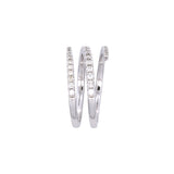 14K White Gold Diamond Wrap Ring