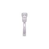 18K White Gold Five Stone 0.75ctw Diamond Ring