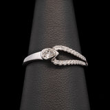 14K White Gold Diamond Ring
