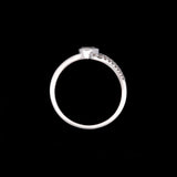 14K White Gold Diamond Ring