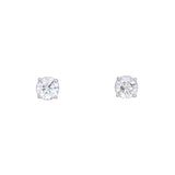 14K White Gold 1.00ctw Diamond Stud Earrings