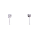 14K White Gold 0.80ctw Diamond Studs Earrings