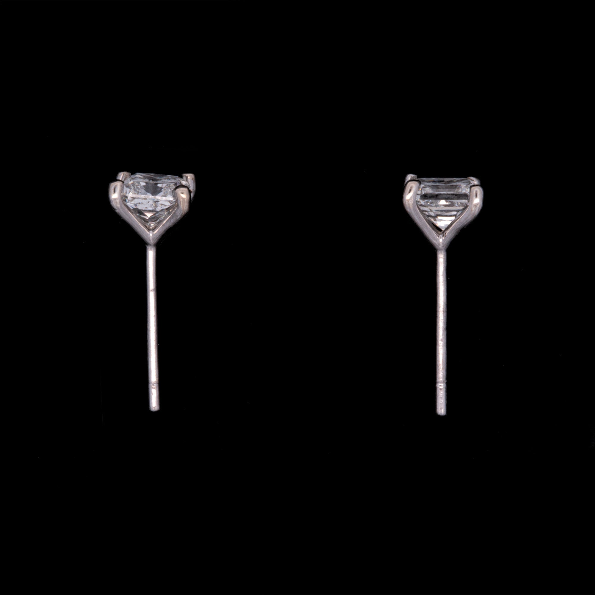 2.00ctw White Gold Diamond Studs