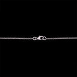 18K White Gold Diamond Butterfly Necklace
