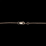 14K Yellow Gold Pear Shape Sapphire Pendant With 18 Inch Chain