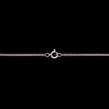 Platinum Diamond Tiered Merry Widow Pendant With 17 Inch Cable Chain