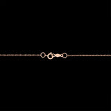14K Yellow Gold Diamond Dream Catcher Pendant With 18 Inch Chain