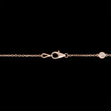 14K Yellow Gold 1.00ctw Diamond Statin Necklace, 20 Inches