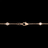14K Yellow Gold 3.50ctw Diamond Station Necklace, 36 Inches