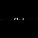 14K Yellow Gold Diamond Wreath Pendant With 18 Inch Chain