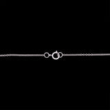 14K Yellow Gold Diamond Station Necklace With Seven Pave Diamond Disc, 18 Inches
