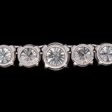 Platinum "Tiffany & Co." 27.00ctw Graduated Diamond Necklace, 15 Inches